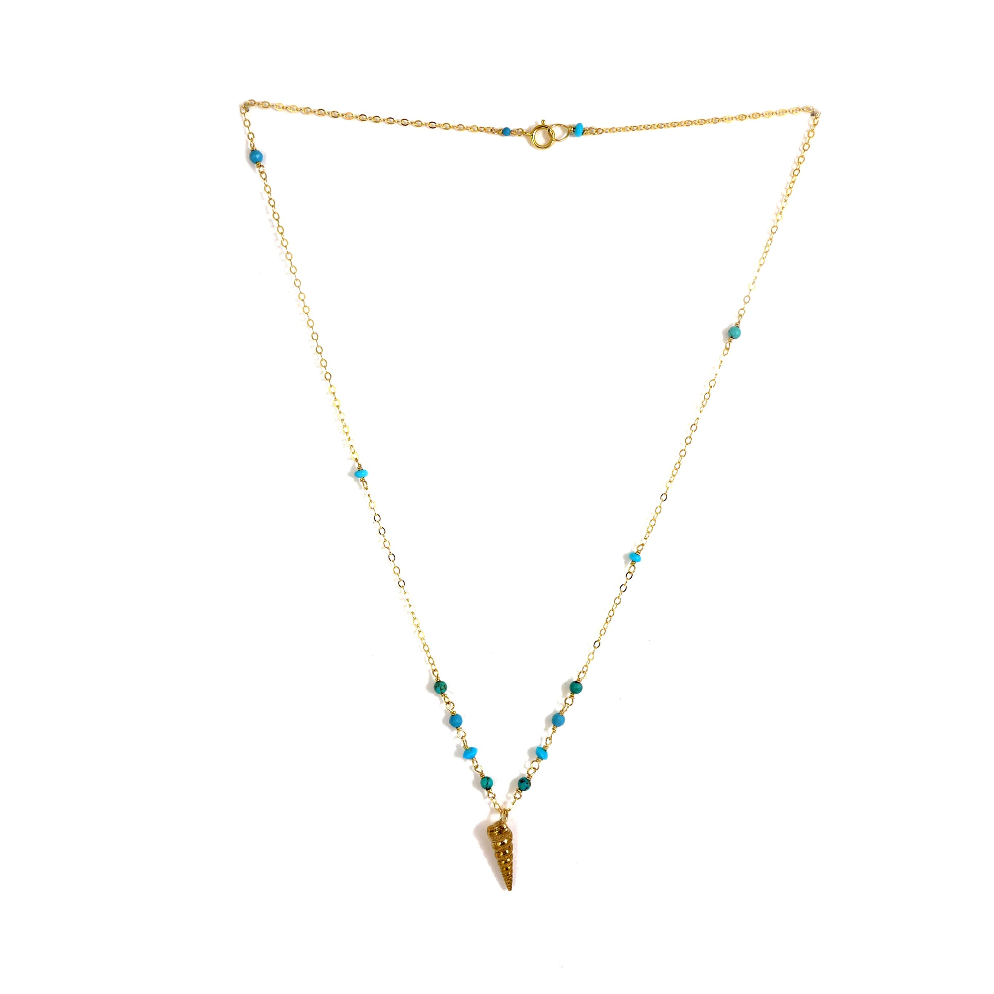 Shell Turquoise Necklace