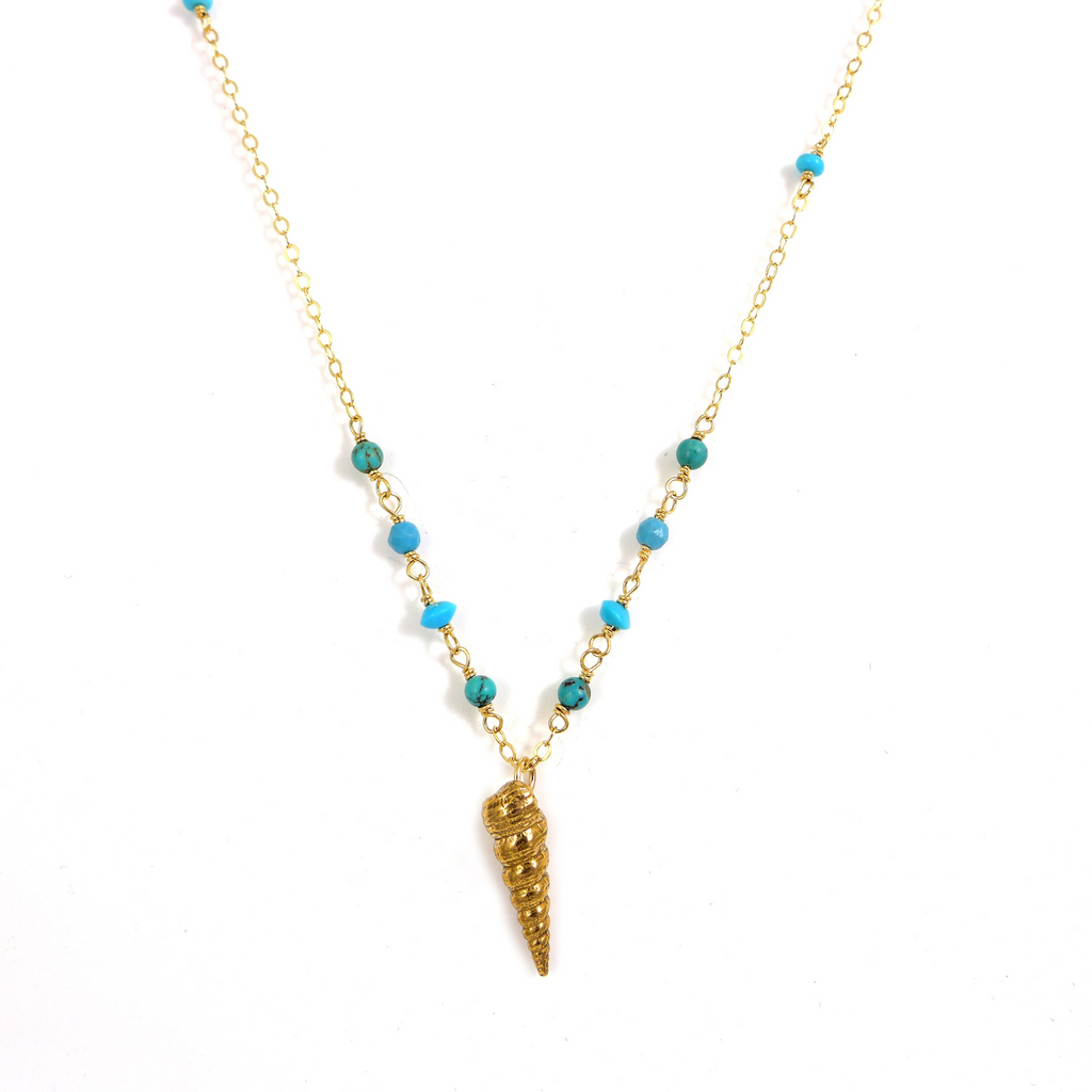 Shell Turquoise Necklace