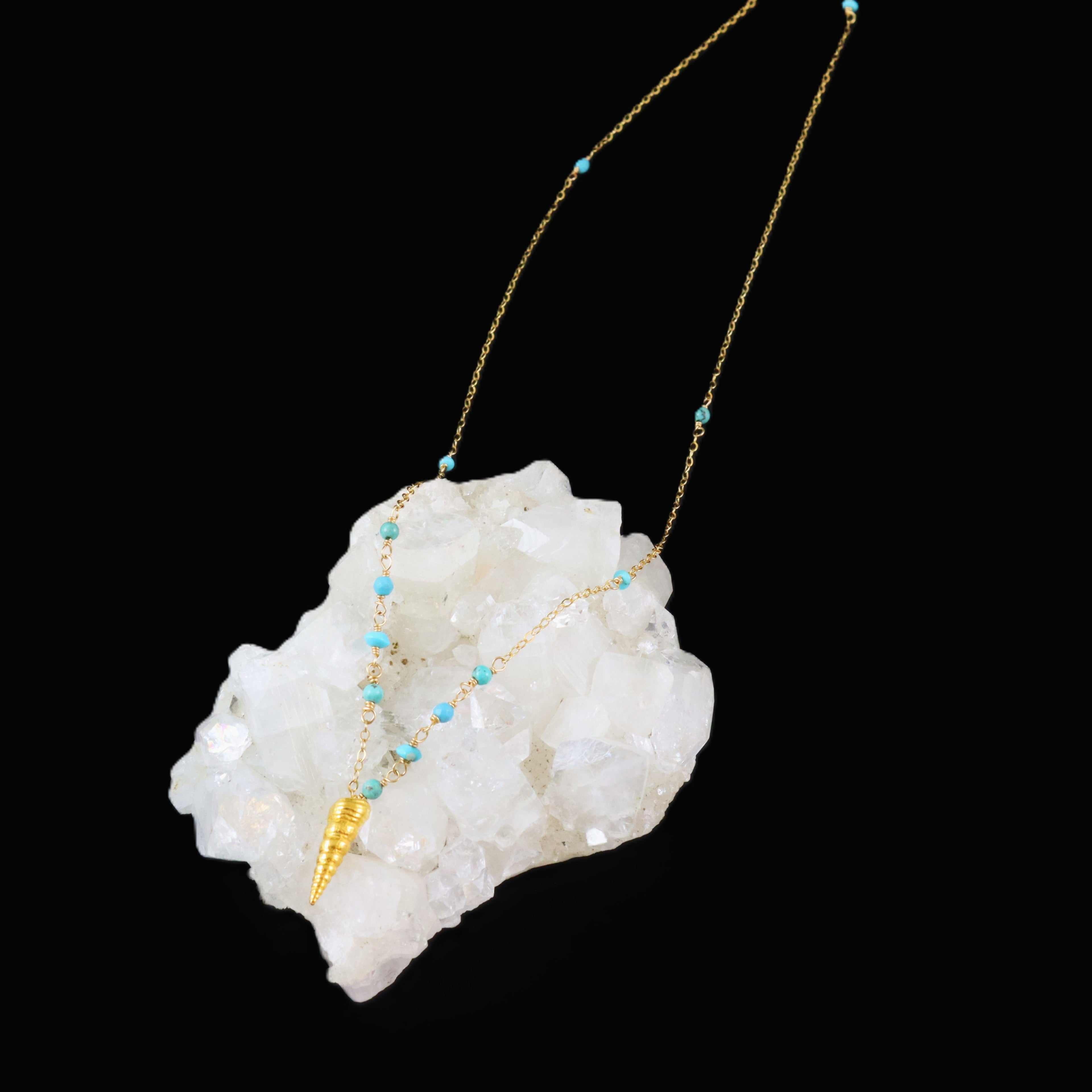 Shell Turquoise Necklace