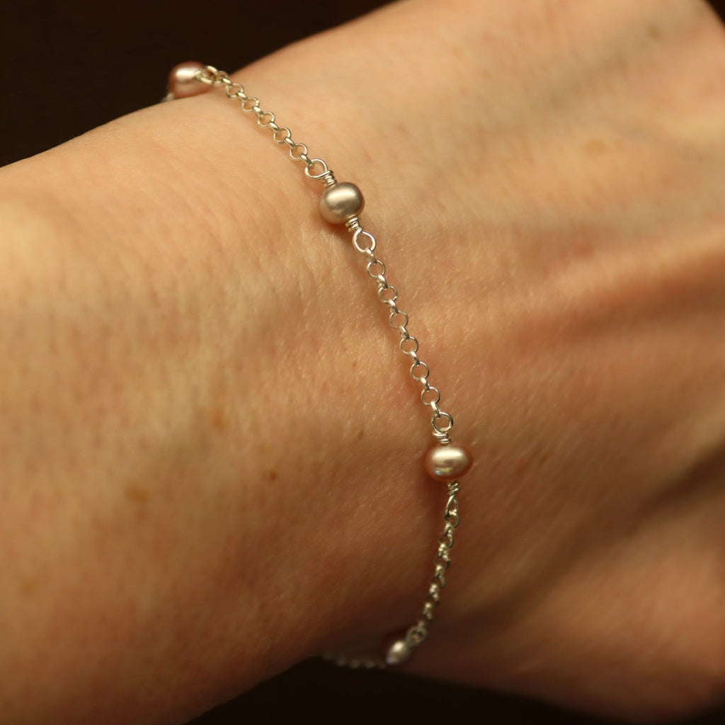 Pink Freshwater Pearl Bracelet