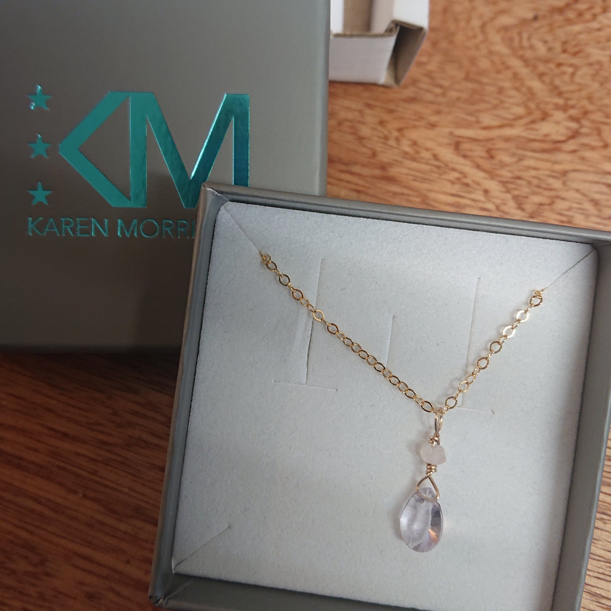 Pink Amethyst Necklace