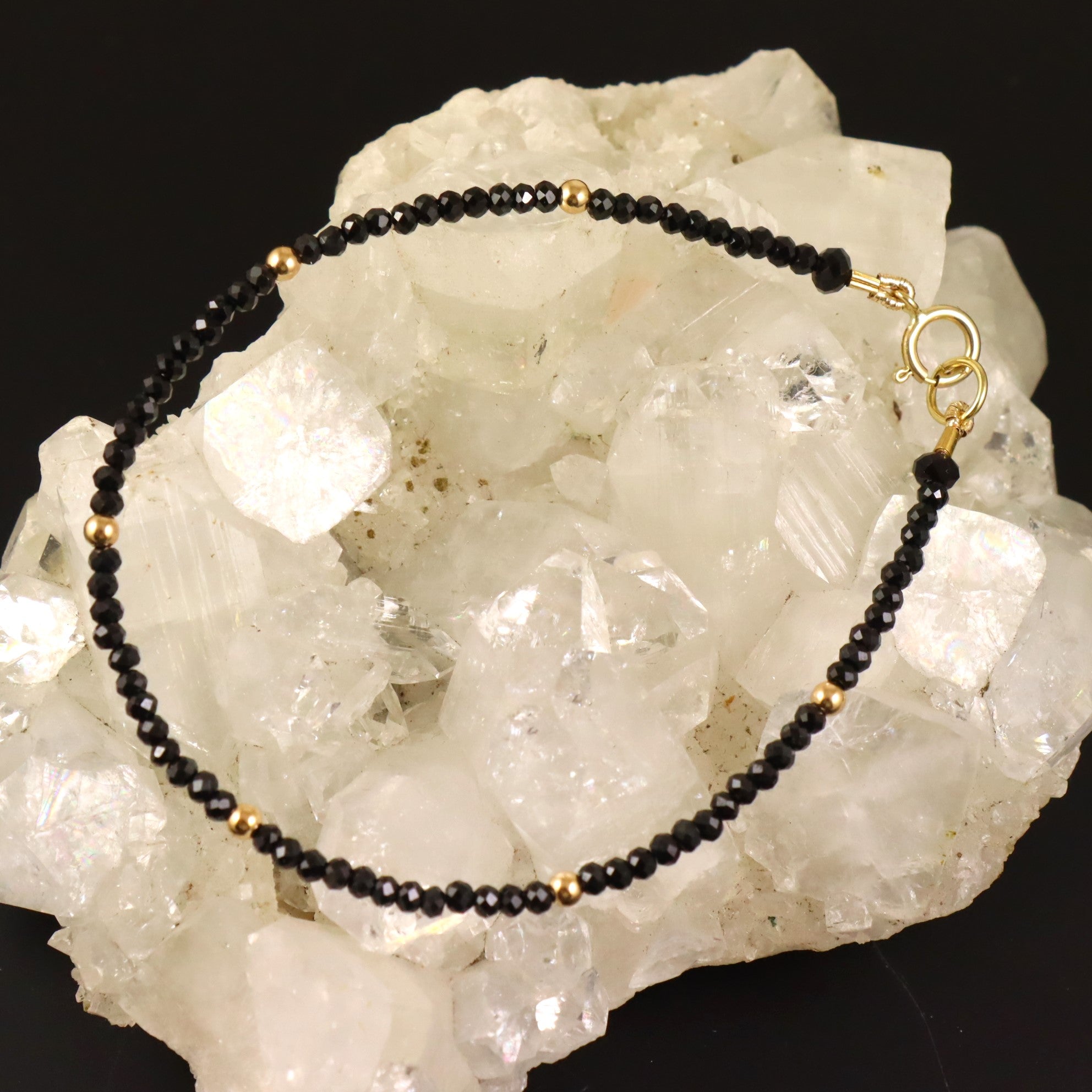 Black Spinel Bracelet