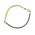 Hematite and Gold Filled Bracelet
