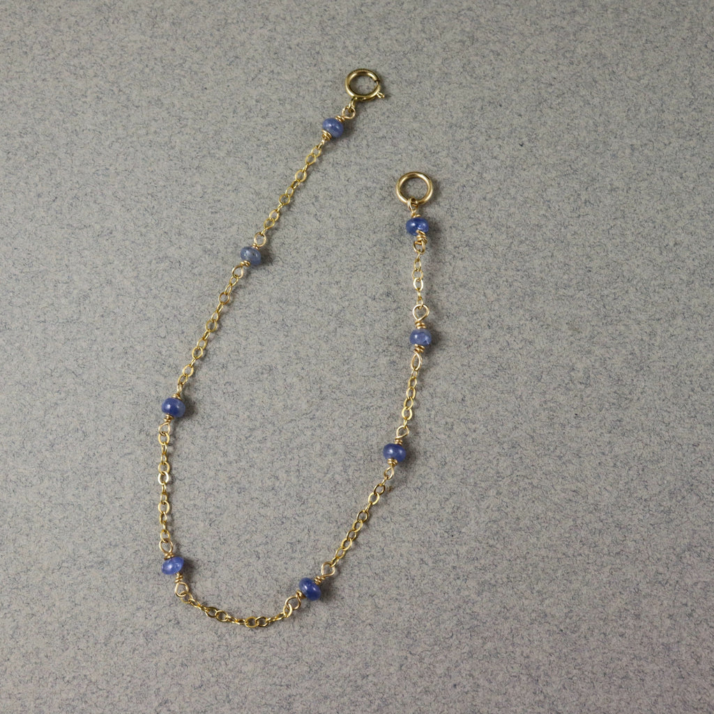 Sapphire Gold Bracelet