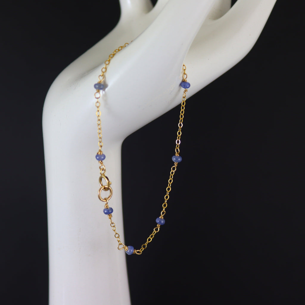 Sapphire Gold Bracelet