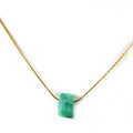 Emerald Gold Necklace