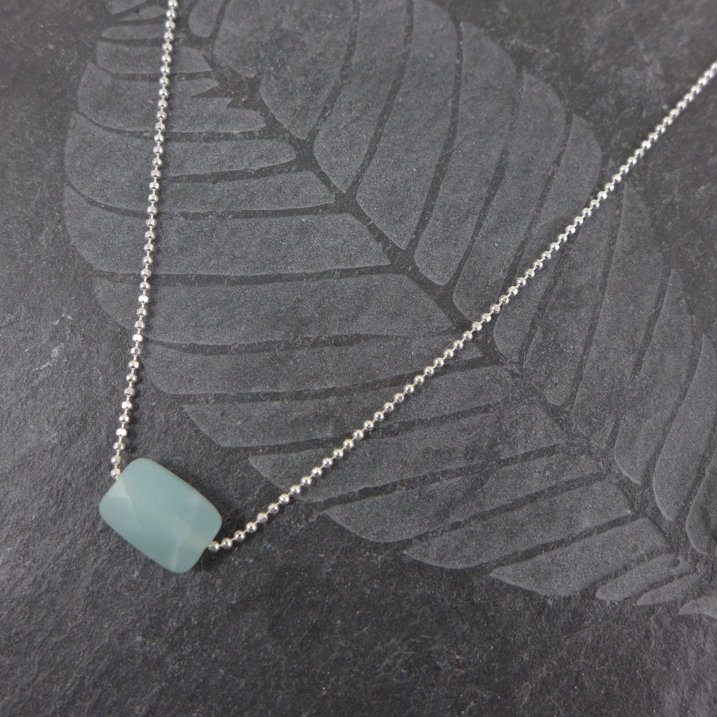 Amazonite Sterling Silver Necklace