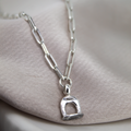 Equestrian Stirrup Trace Chain Necklace
