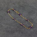 Amethyst Gemstone Bracelet