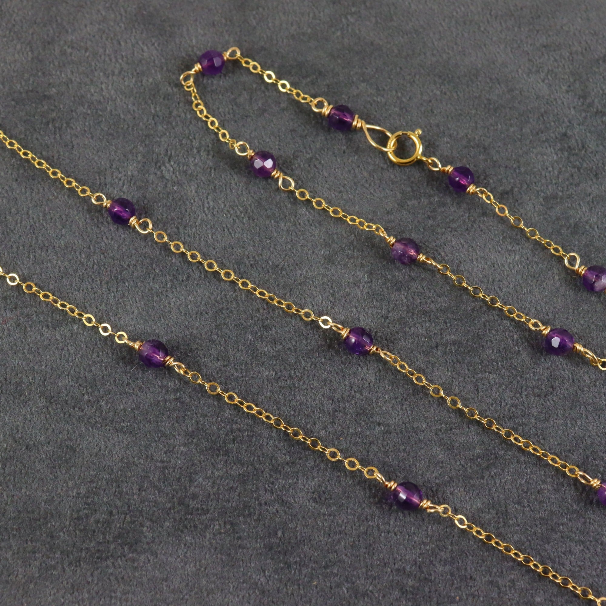 Amethyst Gemstone Bracelet