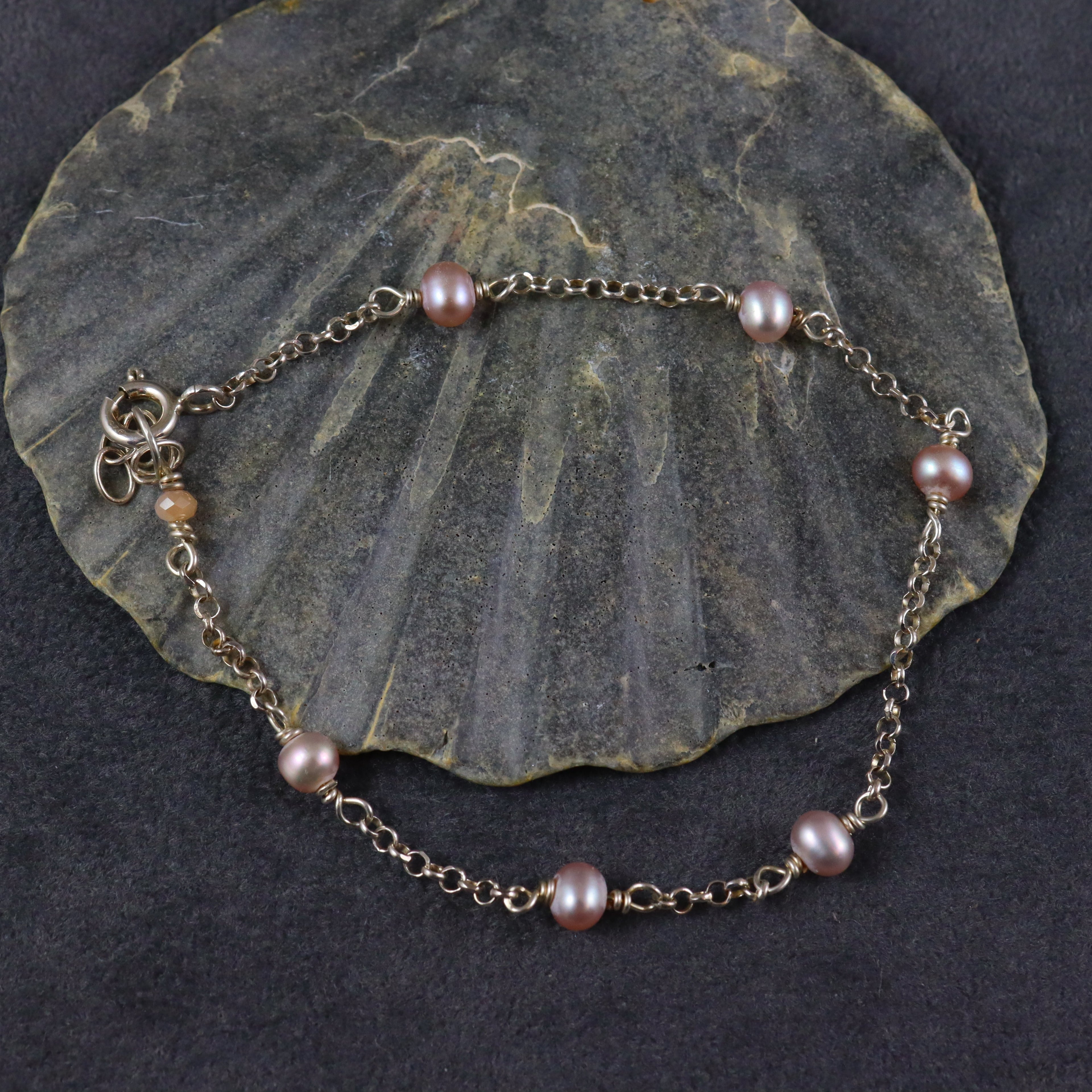 Pink Freshwater Pearl Bracelet