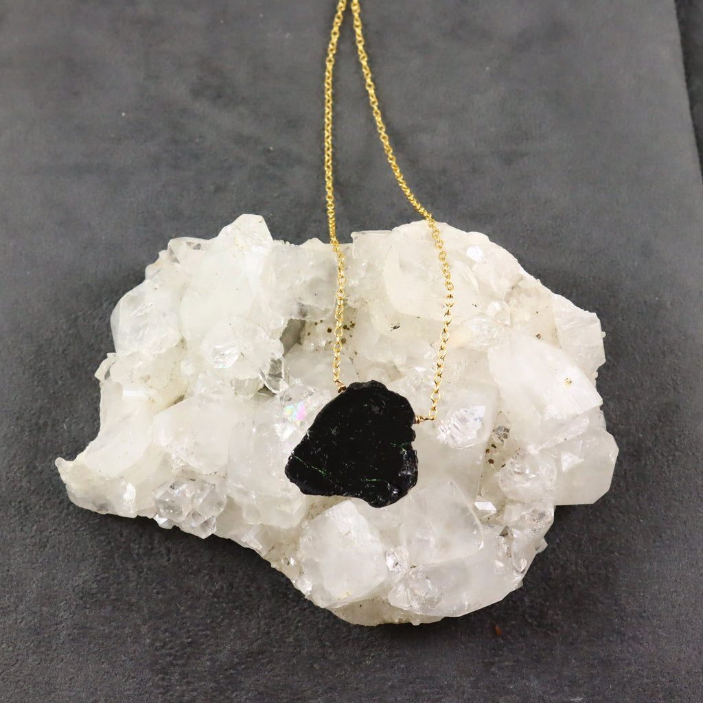 Black Tourmaline Amulet Necklace
