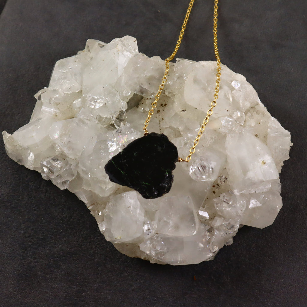 Black Tourmaline Amulet Necklace