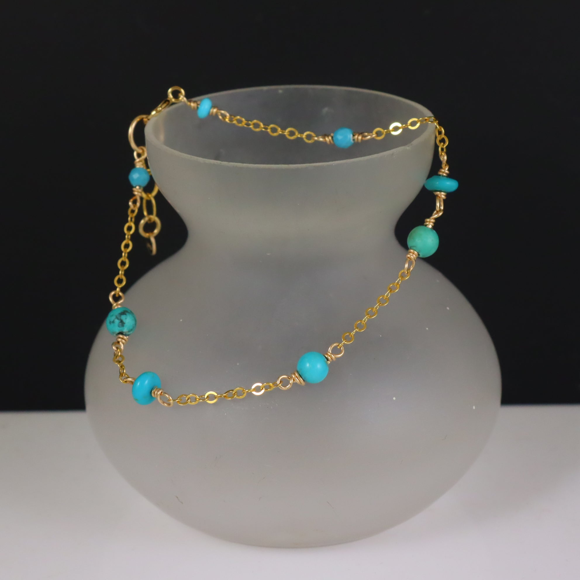 Turquoise Gold Bracelet