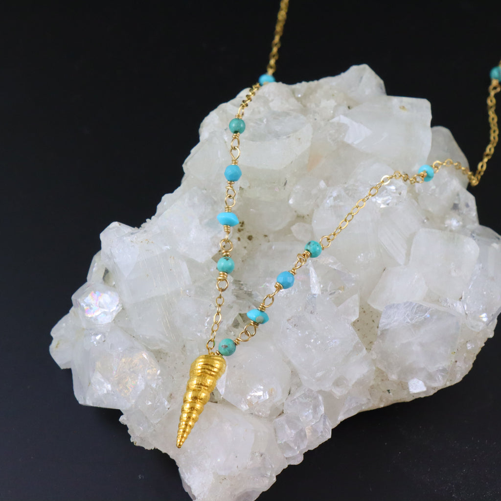 Shell Turquoise Necklace