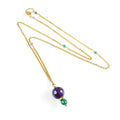Amethyst Gold Necklace