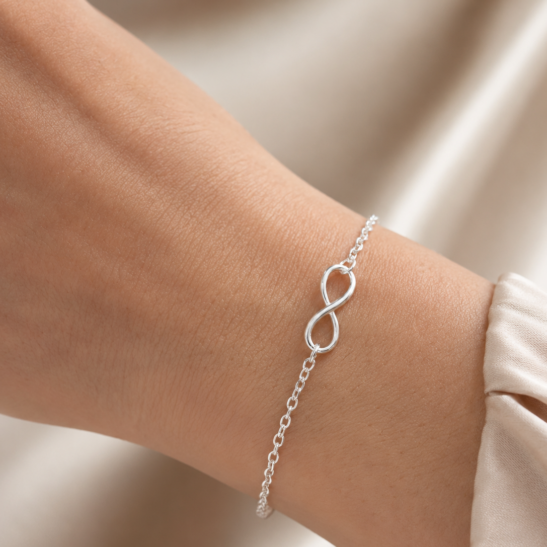 Silver Infinity Bracelet