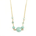 Amazonite Gold Necklace