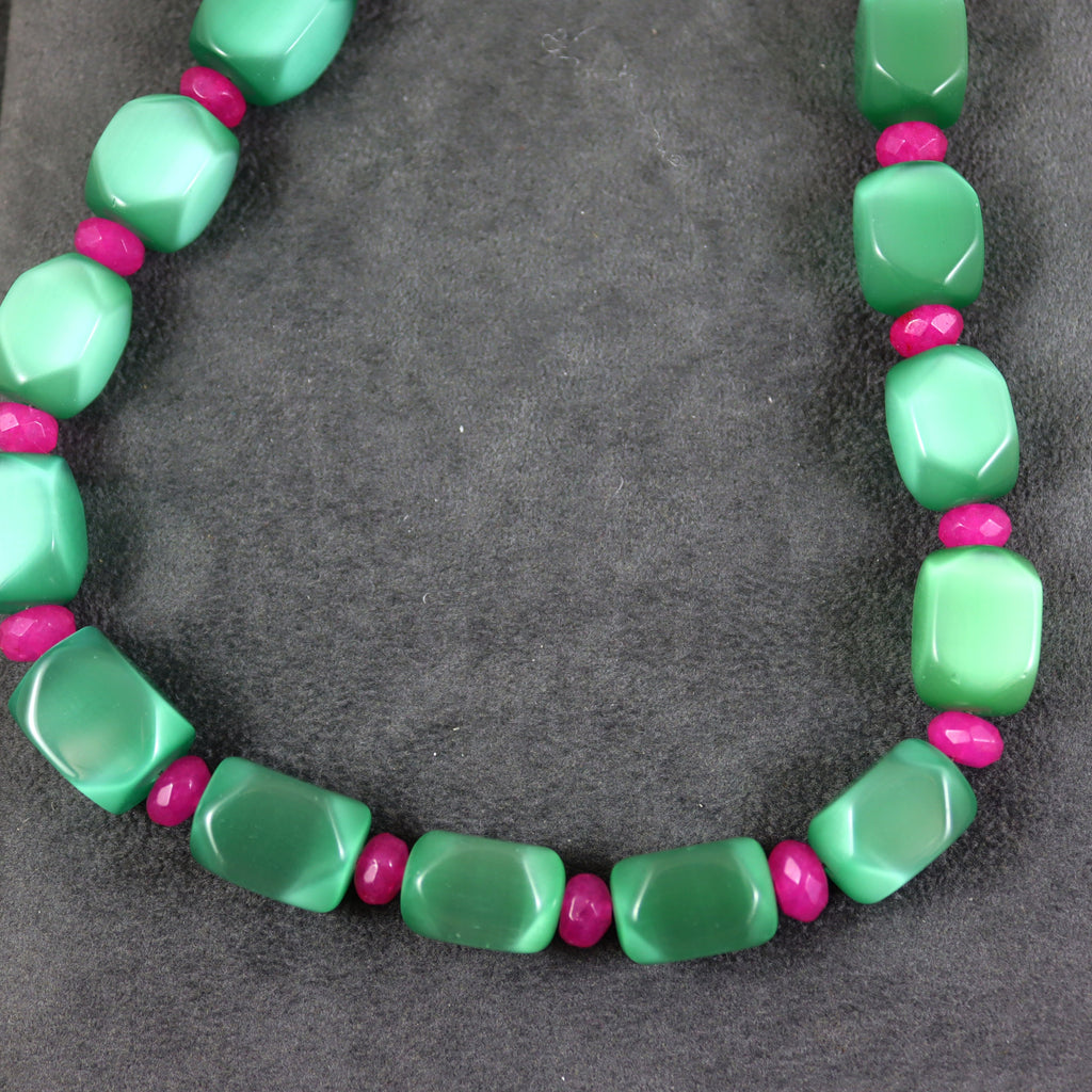 Green Fuchsia Pink