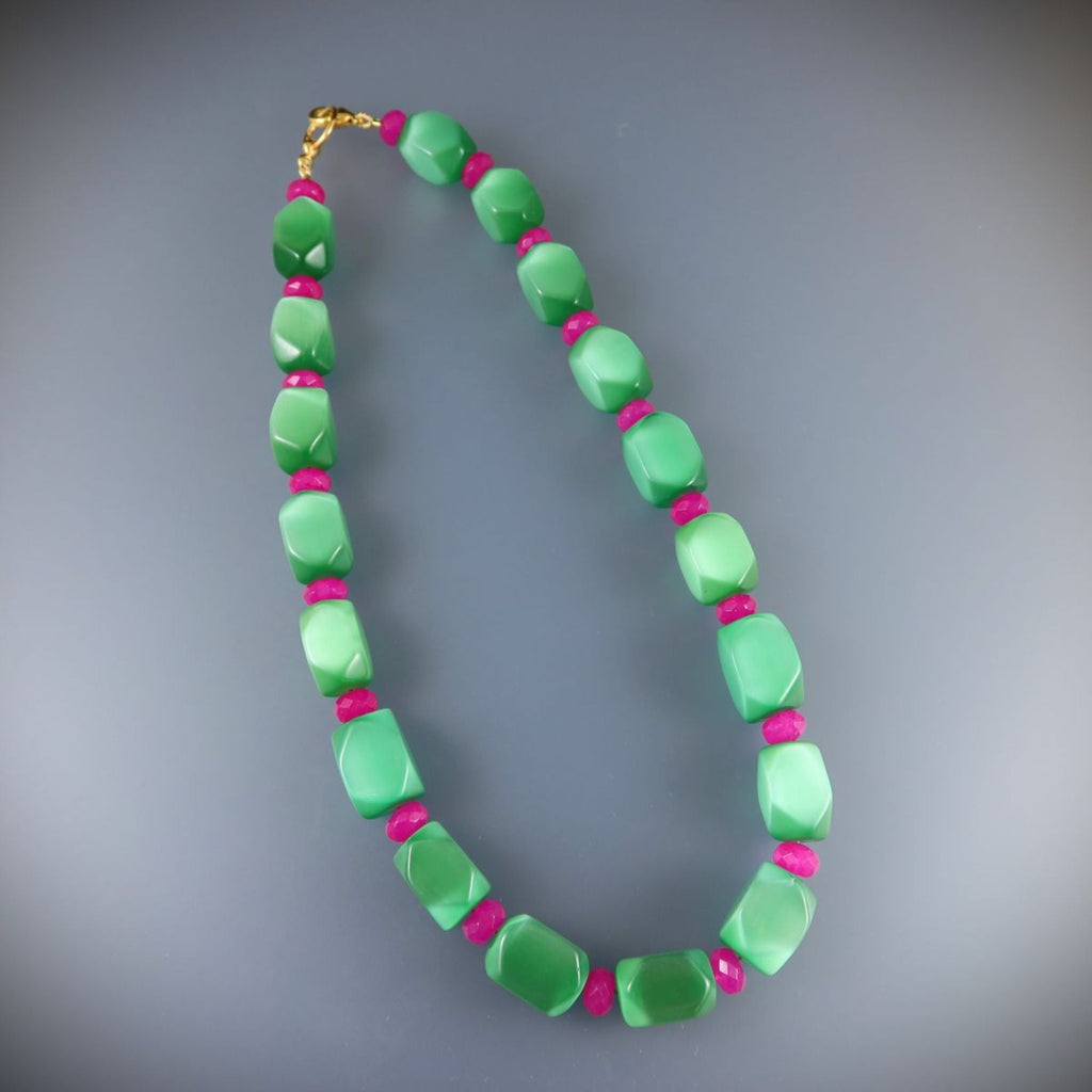 Green Fuchsia Pink