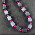 Grey Fuchsia Pink