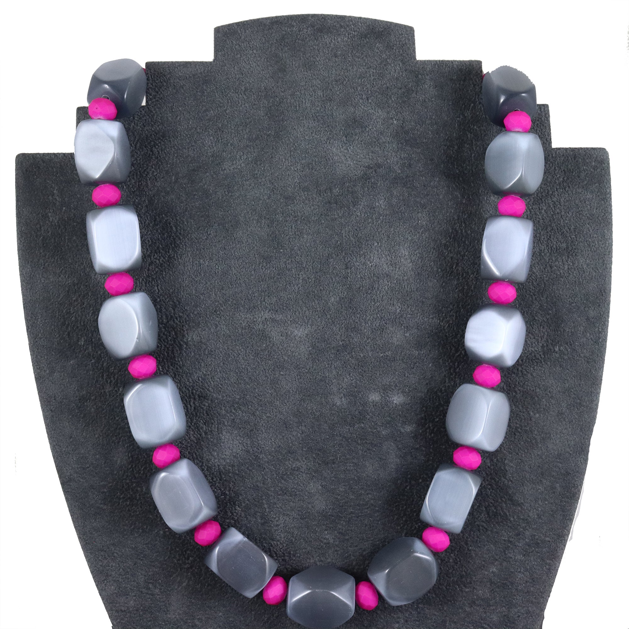 Grey Fuchsia Pink