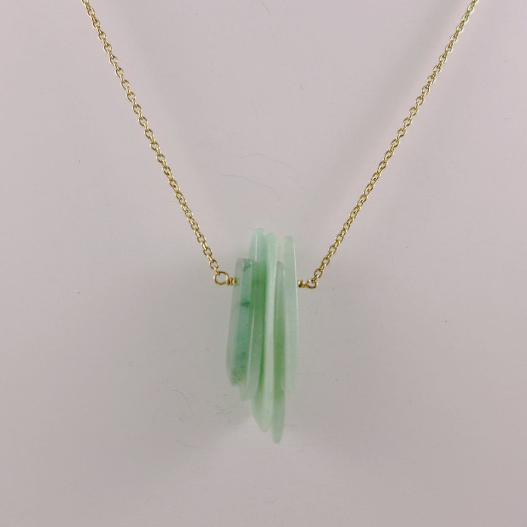 Aventurine Shard Necklace