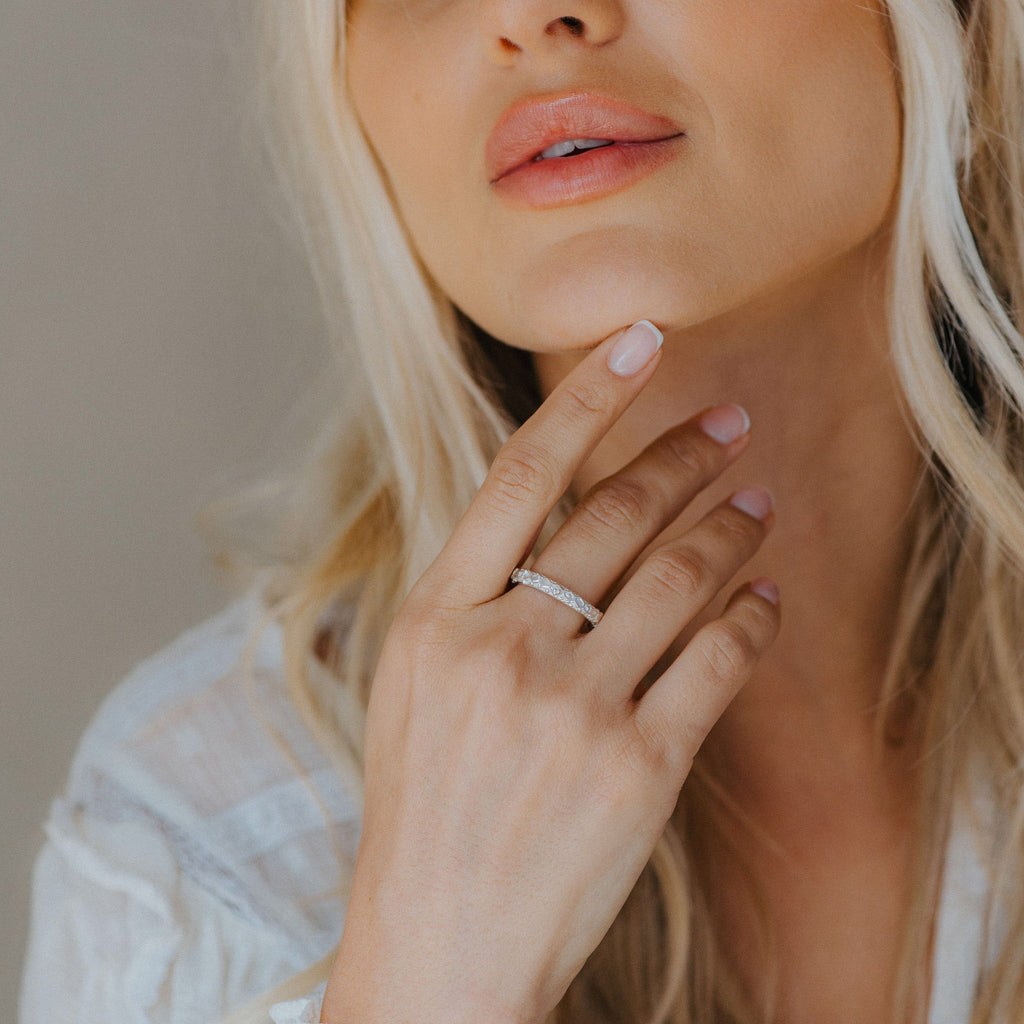 Everyday Silver Goddess Inspired Ring - Hebe