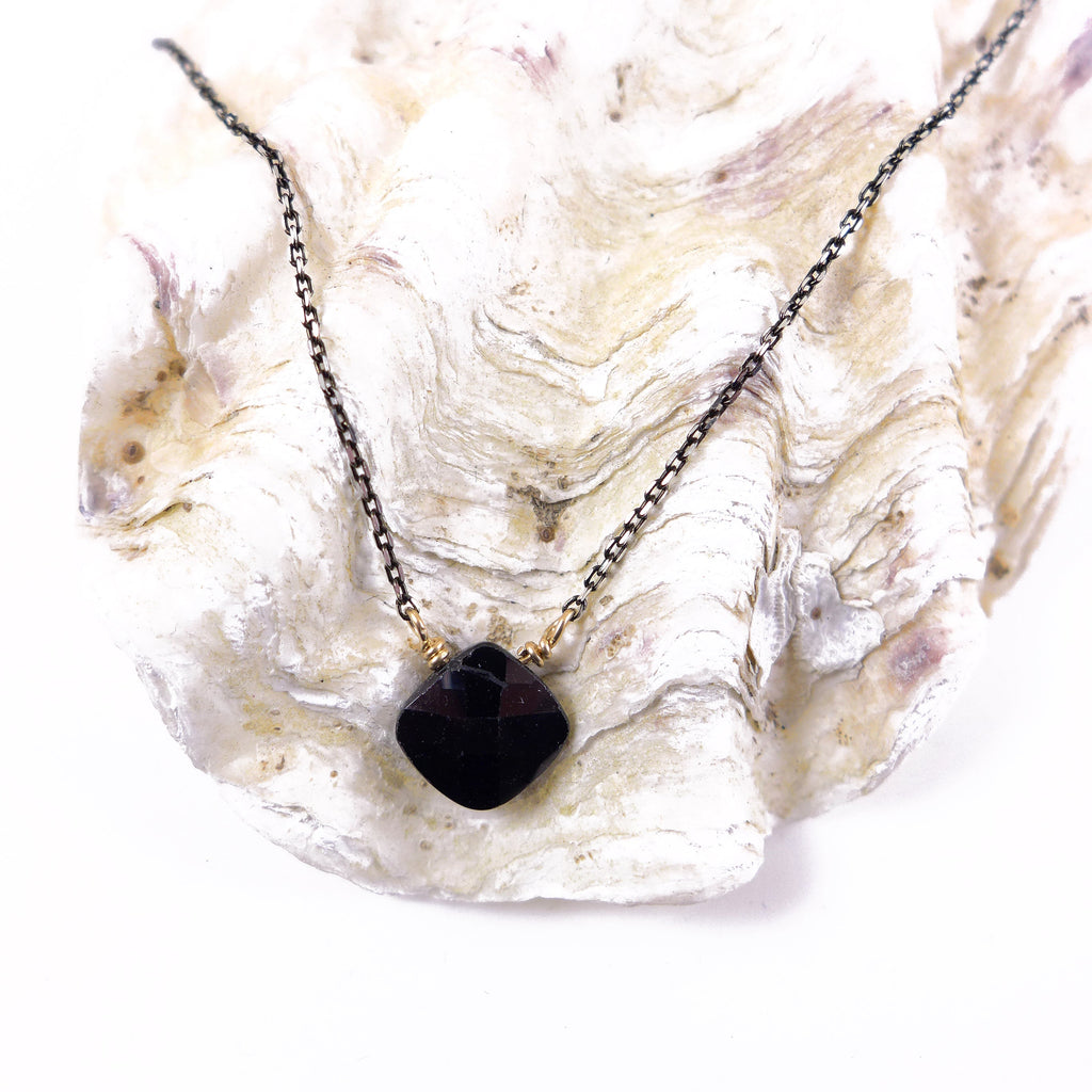Black Spinel  Necklace