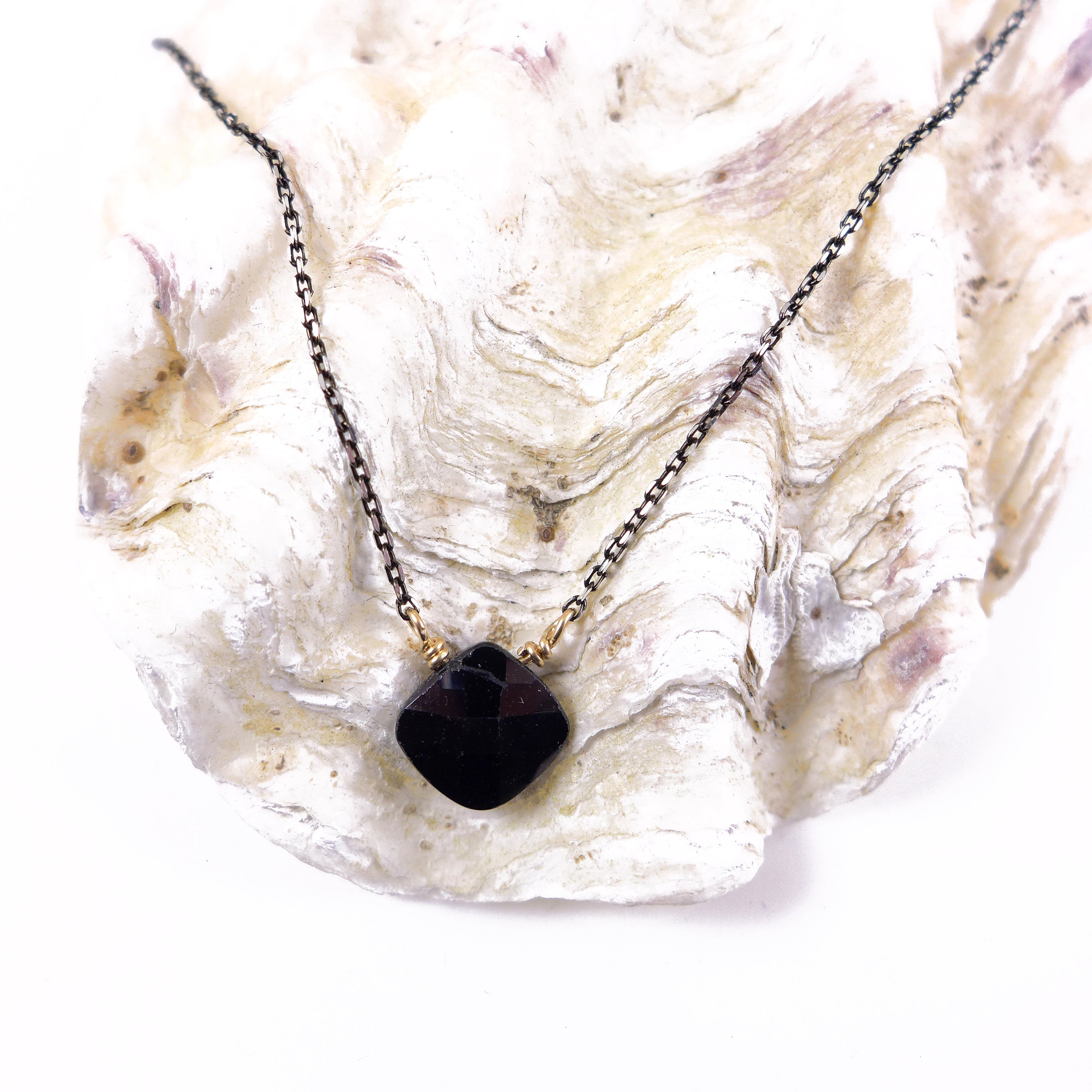 Black Spinel  Necklace