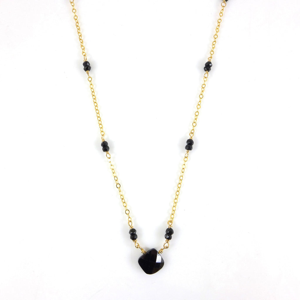 Black Spinel Necklace