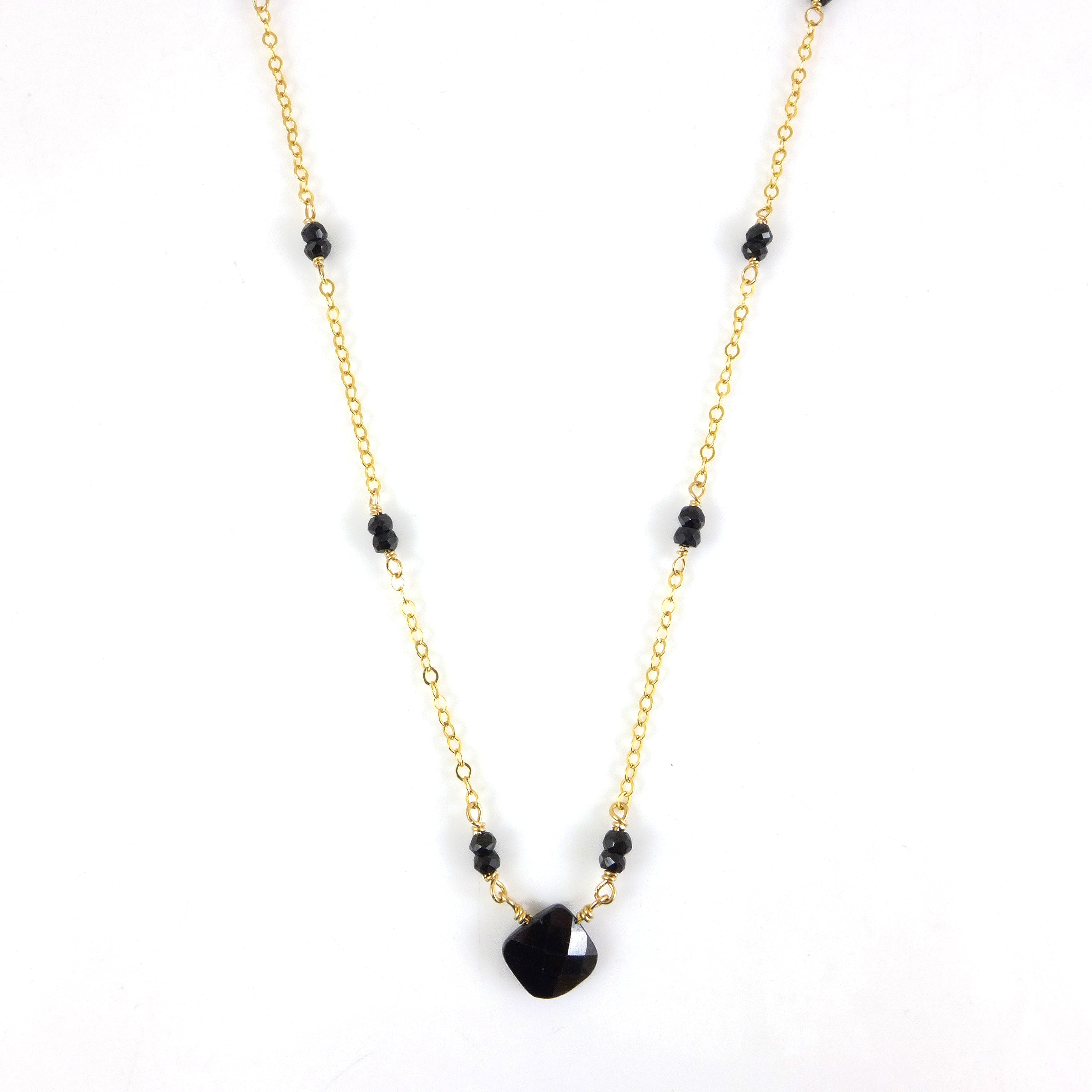 Black Spinel Necklace