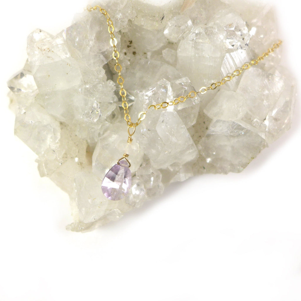 Pink Amethyst Necklace