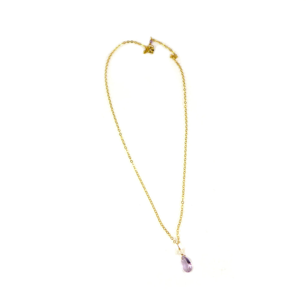 Pink Amethyst Necklace