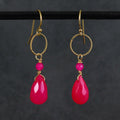 Fuchsia Pink Earrings