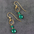 Green Onyx Earrings