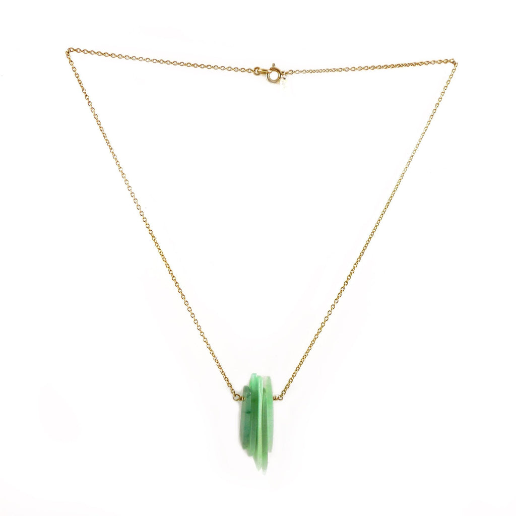 Aventurine Shard Necklace