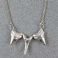 Silver Sharks tooth necklace